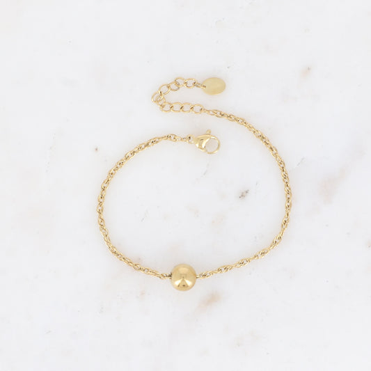 BRACELET BADIA - BOULE / DORE OU ARGENT