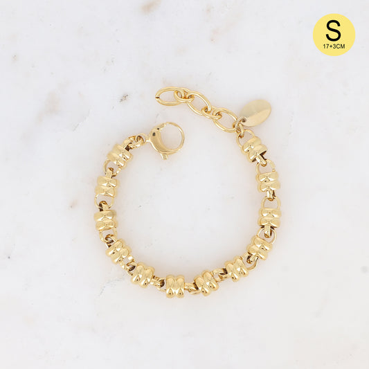 BRACELET UNISEX / DORE OU ARGENT