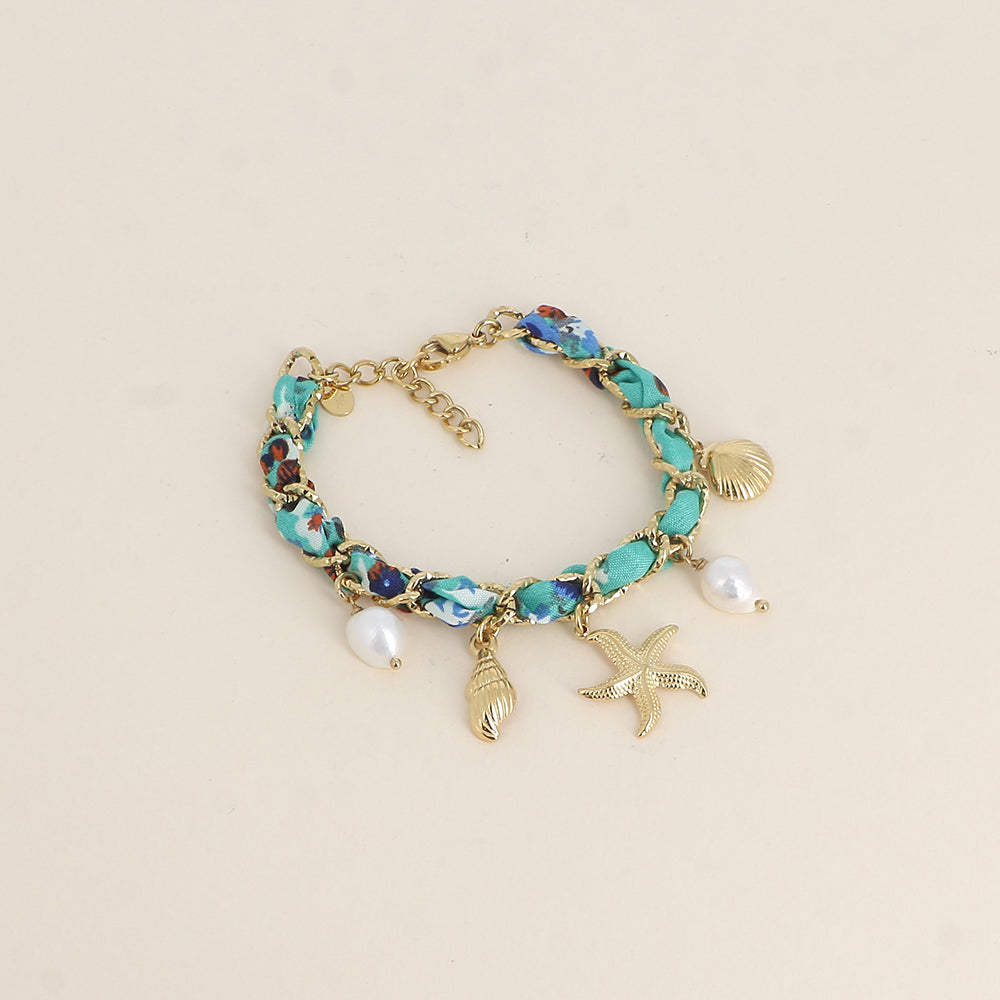 BRACELET - TISSU TRESSE / DIFFERENTES COULEURS