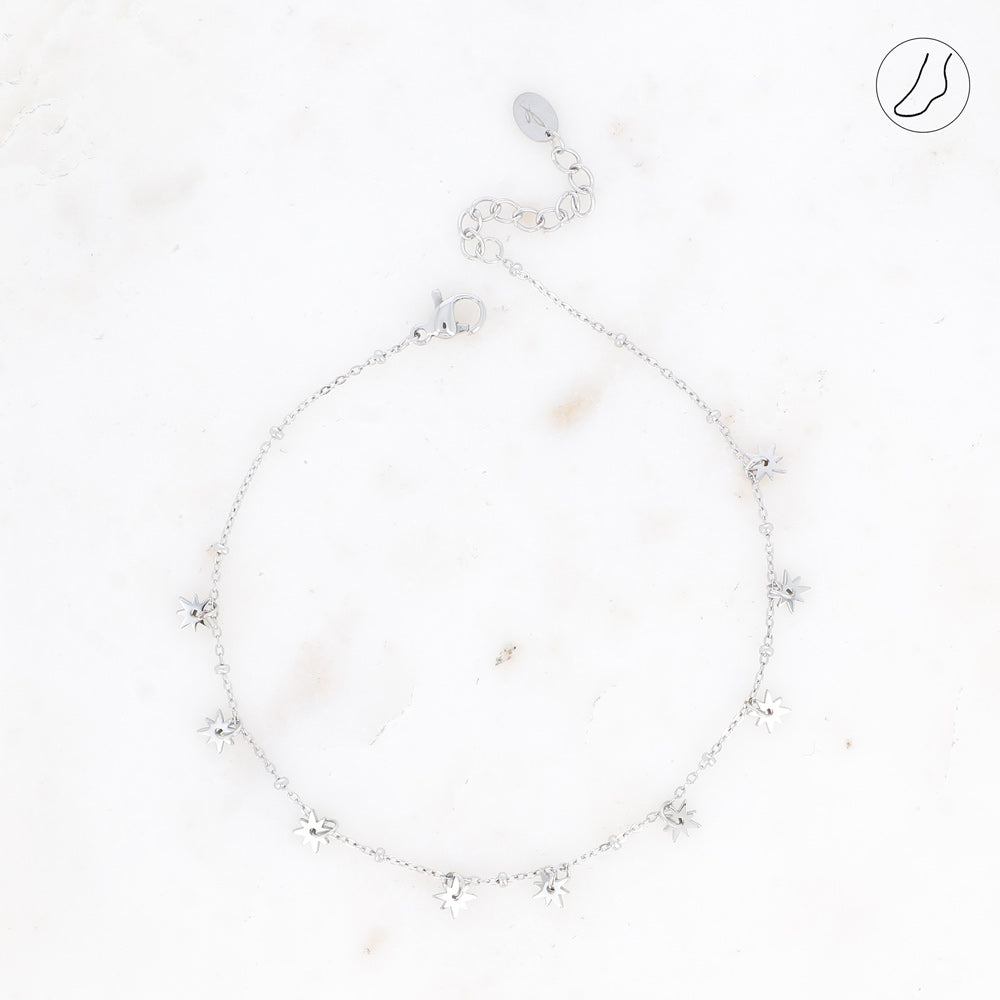 BRACELET DE CHEVILLE - PAMPILLES ETOILES