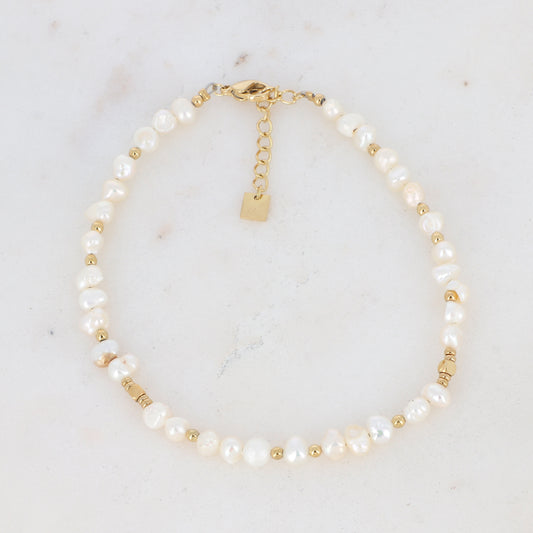 BRACELET DE CHEVILLE ODYSSEE AVEC PERLES D'EAU DOUCE