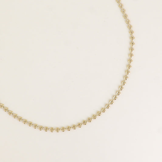 COLLIER - MAILLE EN FORME DE COEUR
