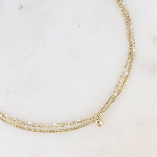 COLLIER 3 RANGS MERIANE